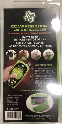 Comprobador Cercas sin Contacto de Tierra